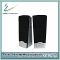 2.0 Big Black Speakers, LED Sound Activated Speaker